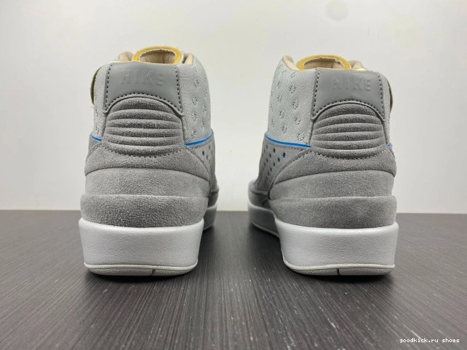 Retro DN3802-001 Jordan 2 Fog Grey Union 0710